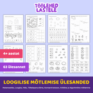 Loogilise mõtlemise ülesanded (4+ aastat)