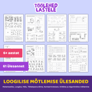 Loogilise mõtlemise ülesanded (6+ aastat)
