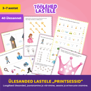 Ülesanded lastele „Printsessid“