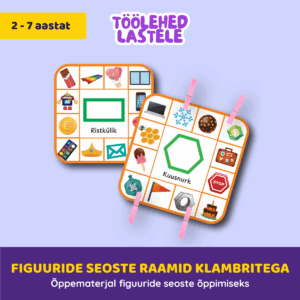 Figuuride seoste raamid klambritega