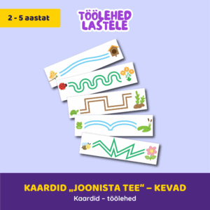 Kaardid „Joonista tee“ – kevad