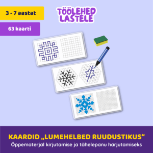 Kaardid „Lumehelbed ruudustikus“
